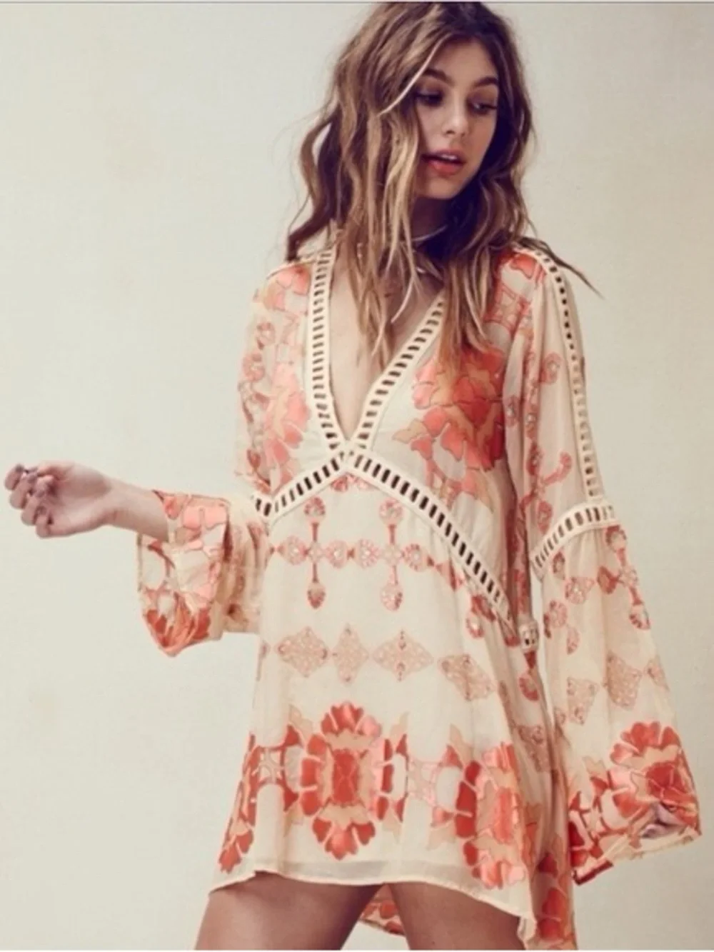 For Love And Lemons NWT Barcelona Dress Large - Picture 1 of 14